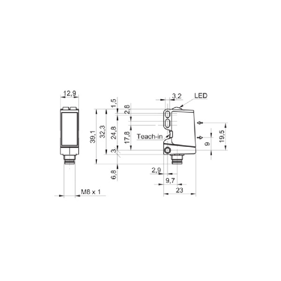 Cellule EAP PNP/NPN P=1,8m IO-Link LO / M08 4P - OT300.GL-GLZZJ.72N (OT300.GL-11240057) Cellule EAP PNP/NPN P=1,8m IO-Link LO / M08 4P - OT300.GL-GLZZJ.72N (OT300.GL-11240057)-Lire la description