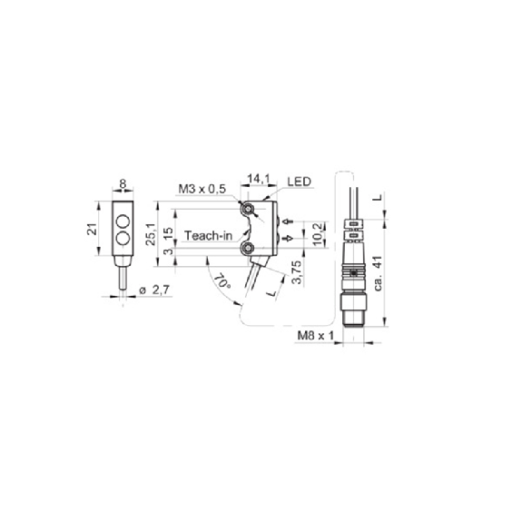 Cellule EAP PushPull P=72mm Teach IOL LR LO/DO / M08 4P+C0.2m PVC - O200.GR-GW1J.72NV/E026_H006 Cellule EAP PushPull P=72mm Teach IOL LR LO/DO / M08 4P+C0.2m PVC - O200.GR-GW1J.72NV/E026_H006-Lire la description