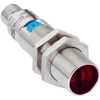 Cellule Directe PNP P=550mm PinPoint M18 Inox V4A Axial / M12 4P - GRTE18-P2442V-Lire la description
