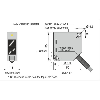 Cellule Barrage (R) P=2m 12-250Vac/dc AC/DC Relay ON/OFF / Câble 2m - FTQSP-BR-R