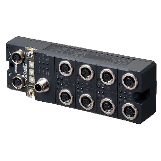 Bornier IP67 EtherCAT 8 ports avec maître IO-Link (série GX) - GX-ILM08C-Lire la description