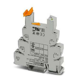 Socle de 14 mm pour relais 2RT, à vis, tension d'entrée 24 V DC - PLC-BSC- 24DC/21-21-Lire la description