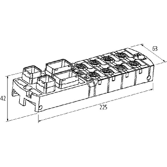 MVK+ Module compact métal, PROFINET, DIO8 DIO8 - 55283 | MVK+MPNIO DIO8 (DIO8)-Lire la description