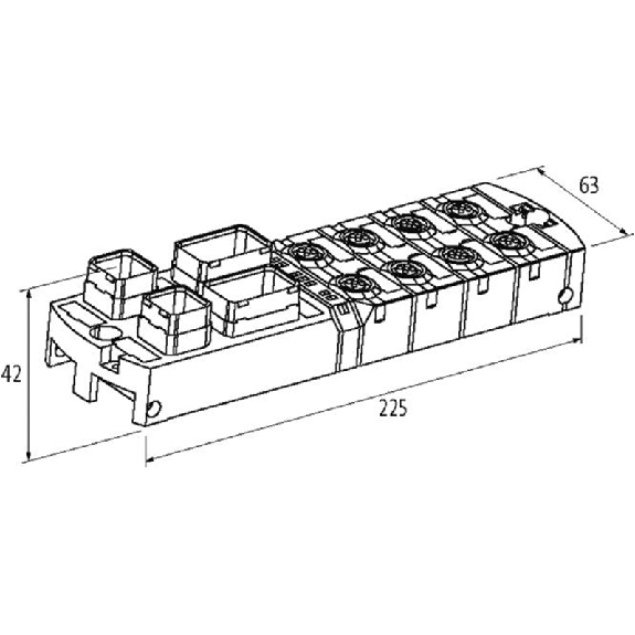 MVK+ Module compact métal, PROFINET, DIO8 DIO8 - 55283 | MVK+MPNIO DIO8 (DIO8)-Lire la description