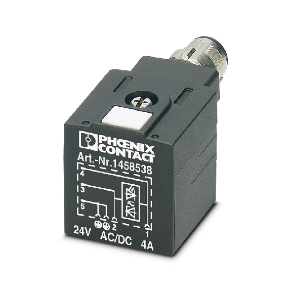 Adaptateur EV Forme A 18mm 24VAC/DC LED+Diode Zener / M12 3P arrière - SAC-3P-MR/A-1L-Z SCO Adaptateur EV Forme A 18mm 24VAC/DC LED+Diode Zener / M12 3P arrière - SAC-3P-MR/A-1L-Z SCO-Lire la description