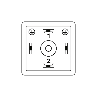 Adaptateur EV Forme A 18mm 24VAC/DC LED+Diode Zener / M12 3P arrière - SAC-3P-MR/A-1L-Z SCO-Lire la description