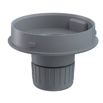 Midi Adaptateur fixation sur tube IP66 GRIS - 261.700.05-Lire la description