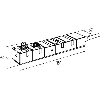 Cube67 Module dextension IP67, DO32 - Valve (E) 0.5 m - 5665606 | Cube67 DO24E Valve HF04