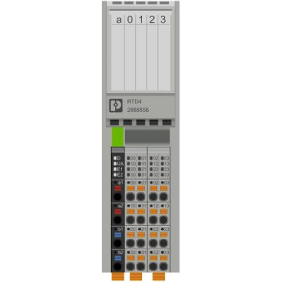Module de température, 4 entrées RTD, Axioline F - AXL F RTD4 1H-Lire la description