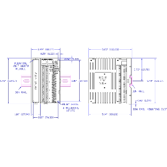 EtherTRAK-2 I/O Module-32 Mixed Inputs/Outputs, PoE - EB-MIX24880-D-Lire la description