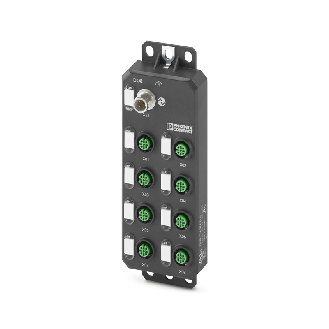 Module d'entension I/O Link, 8 sorties TOR, 24VDC, 3 fils, Axioline E - AXL E IOL DO8 M12 6P-Lire la description