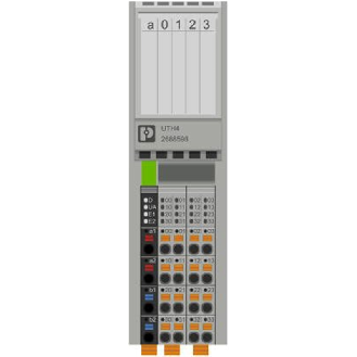 Module de température, 4 entrées thermocouples, Axioline F - AXL F UTH4 1H-Lire la description