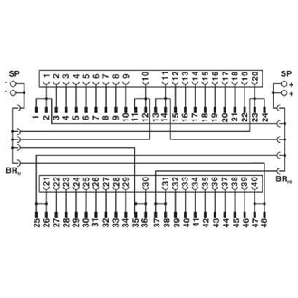 Adaptateur frontal VIP-VARIOFACE / S7 300, 1 x 32 voies, câble 1,5m - VIP-PA-FLK50/ 1,5M/S7-Lire la description
