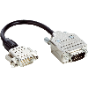 Câble adaptateur D-Sub, mâle, 9 pôles/D-Sub, mâle, 15 pôles - YMHDAC-C20XXXMDSA9