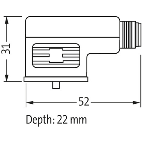 Adaptateur EV Forme BI 11mm 24VAC/DC / M12A Mâle 3P arrière - 7000-42081-0000000 Adaptateur EV Forme BI 11mm 24VAC/DC / M12A Mâle 3P arrière - 7000-42081-0000000-Lire la description