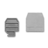 Flasque d'extrémité, gris - SB401GR | SCB/10/PT/GR Flasque d'extrémité, gris - SB401GR | SCB/10/PT/GR
