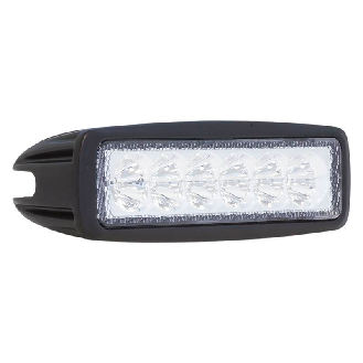 Phare de travail à LED 18W 6LED V10/30DC BK - 44000 | LWL18W 6LED-Lire la description