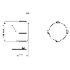 Support de données BF (70/455 kHz), 1023 octets, Ø12x8mm - BIS C-103-05/A (BIS0004)