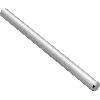 Tube plein Ø12mm, forme droite, 300 mm, acier - BEF-MS12G-B