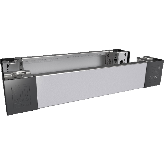 Pièces angle socle +plaq.av./arr.inox 600x100x-mm (LxHxP) - VX 8620.050 Pièces angle socle +plaq.av./arr.inox 600x100x-mm (LxHxP) - VX 8620.050-Lire la description