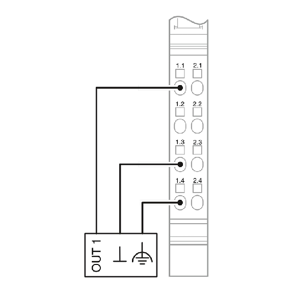 Module 1 sortie analogique, 1-10V, 2 fils, IP20, Inline - IB IL AO 1/U/SF-PAC Module 1 sortie analogique, 1-10V, 2 fils, IP20, Inline - IB IL AO 1/U/SF-PAC-Lire la description