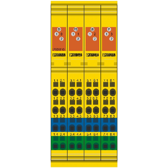 Module Intelligent Safety Bridge V2 - IB IL 24 LPSDO 8 V3-PAC Module Intelligent Safety Bridge V2 - IB IL 24 LPSDO 8 V3-PAC-Lire la description