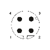 M12D Mâle Droit 4p; Câble Blindé PUR Bleu 5m; Ehernet Cat. 5 - NBC-M12MSD/ 5,0-93E CMC M12D Mâle Droit 4p; Câble Blindé PUR Bleu 5m; Ehernet Cat. 5 - NBC-M12MSD/ 5,0-93E CMC