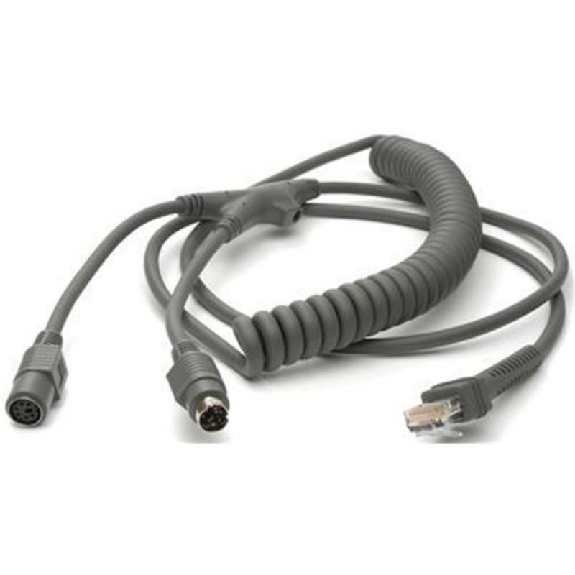 Câble de connexion, IBM, Mini-DIN, longueur : 1,8 m, spiralé - CAB-365 Câble de connexion, IBM, Mini-DIN, longueur : 1,8 m, spiralé - CAB-365-Lire la description