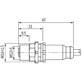 Embase M12D Fem/RJ45 Mâle Droit; Câble Blindé PUR Vert Cpc 0.3m - 7000-44851-7960030-Lire la description