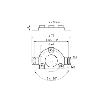 Kit de ressort anti-rotation pour codeur Ø58 mm - BAU10136635-Lire la description