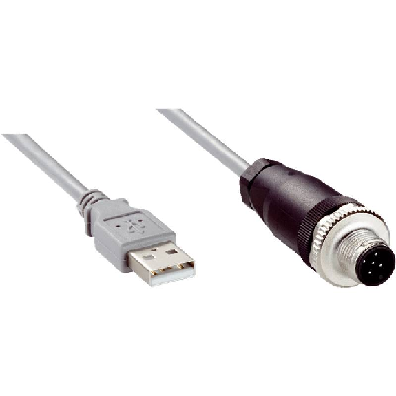 Câble USB de configuration, USB 2.0, non blindé, 3m - YM2Z15-030XXXMUSAX Câble USB de configuration, USB 2.0, non blindé, 3m - YM2Z15-030XXXMUSAX-Lire la description