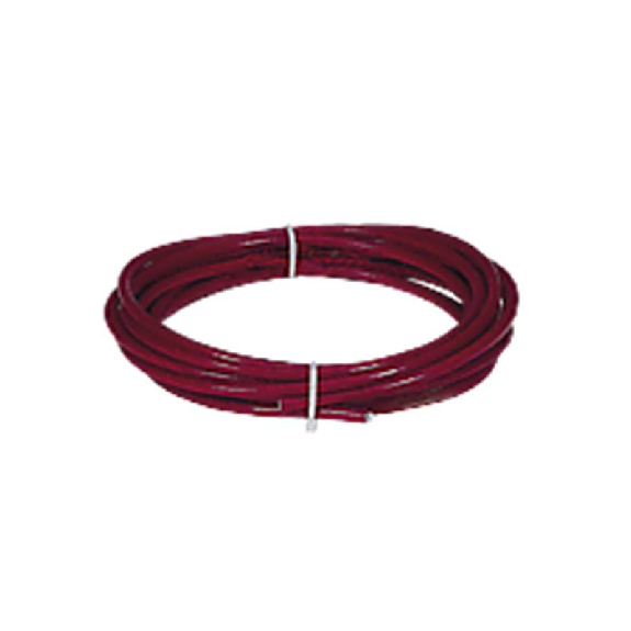 Câble de traction ACIER 3mm gainé PVC rouge ép. 2mm (le mètre) - 1032984-Lire la description