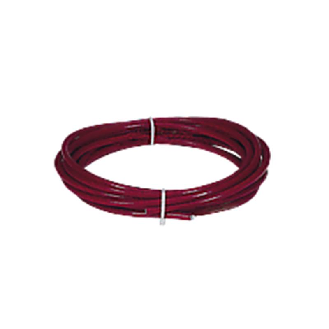 Câble de traction ACIER 3mm gainé PVC rouge ép. 2mm (le mètre) - 1032984-Lire la description