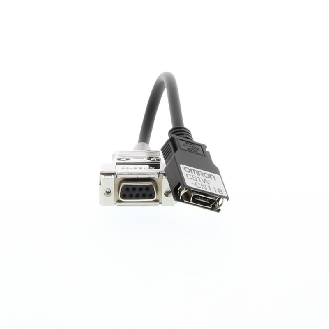 Câble de conversion du port mini périphérique / port RS-232C, 0,1m - CS1W-CN118-Lire la description
