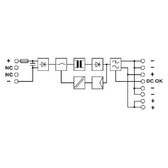 Convertisseur DC/DC 24VDC 1A, 48-60VDC - MINI-PS- 48- 60DC/24DC/1 Convertisseur DC/DC 24VDC 1A, 48-60VDC - MINI-PS- 48- 60DC/24DC/1-Lire la description