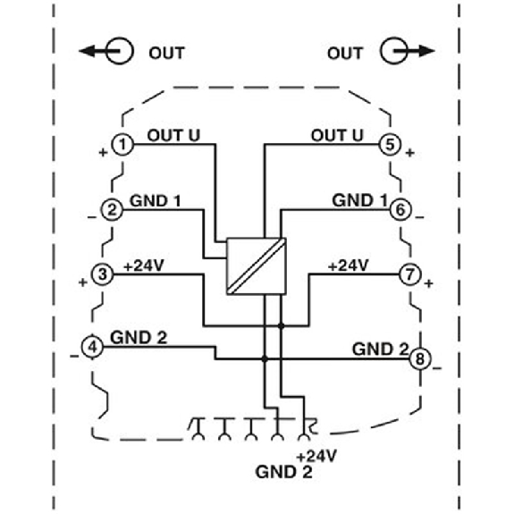 Source de tension constante, E: 9,6-30Vdc, S: 10V, 7,5V, 5V, 2.5Vdc - MINI MCR-SL-CVS-24-5-10-NC Source de tension constante, E: 9,6-30Vdc, S: 10V, 7,5V, 5V, 2.5Vdc - MINI MCR-SL-CVS-24-5-10-NC-Lire la description