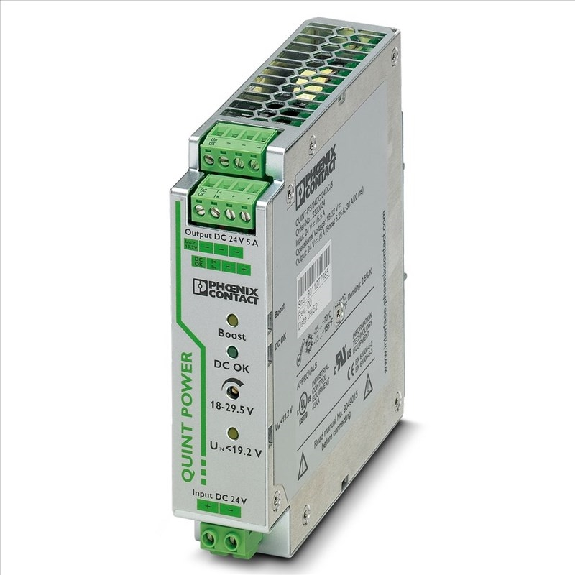 Convertisseur DC/DC à découpage - Entrée: 24VDC / Sortie: 24VDC/5A - QUINT-PS/24DC/24DC/ 5 Convertisseur DC/DC à découpage - Entrée: 24VDC / Sortie: 24VDC/5A - QUINT-PS/24DC/24DC/ 5-Lire la description