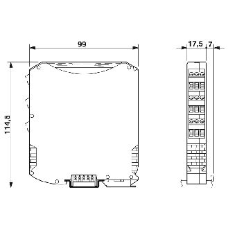 Module d'alimentation et de détection d'erreur - MACX MCR-PTB-Lire la description