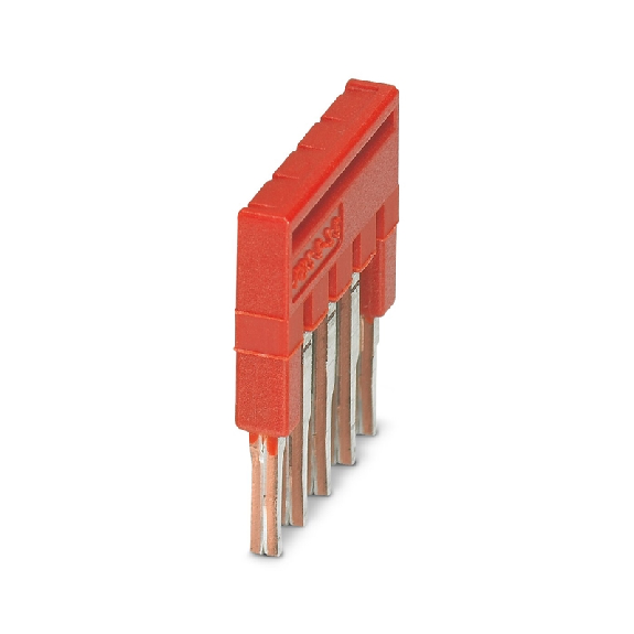 Pont enfichable, pas: 3,5 mm, nombre de pôles : 5, coloris : rouge - FBS 5-3,5-Lire la description