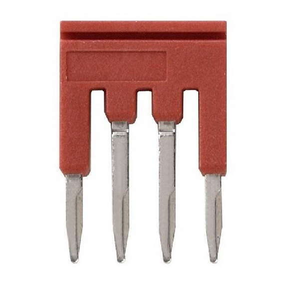Pontage sécable rouge, 4 pôles, pour bornes Push-In + de 1,5mm² - XW5S-P1.5-4RD Pontage sécable rouge, 4 pôles, pour bornes Push-In + de 1,5mm² - XW5S-P1.5-4RD-Lire la description