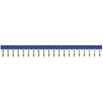 Pontage pour PYF-PU/P2RF-PU pas 7.75mm, 20 pôles, bleu - PYDN-7.75-200S-Lire la description