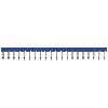 Pontage pour PYF-PU/P2RF-PU pas 7.75mm, 20 pôles, bleu - PYDN-7.75-200S Pontage pour PYF-PU/P2RF-PU pas 7.75mm, 20 pôles, bleu - PYDN-7.75-200S