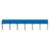 Barrette de potentiel 10 pôles bleu (entraxe 6,2mm) - 90975 Barrette de potentiel 10 pôles bleu (entraxe 6,2mm) - 90975