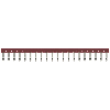 Pontage pour PYF-PU/P2RF-PU pas 7.75mm, 20 pôles, rouge - PYDN-7.75-200R Pontage pour PYF-PU/P2RF-PU pas 7.75mm, 20 pôles, rouge - PYDN-7.75-200R