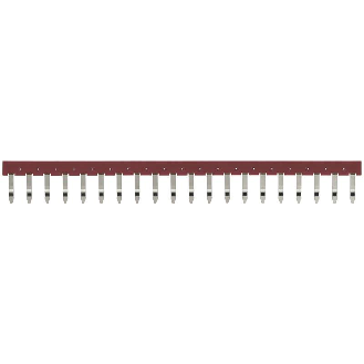 Pontage pour PYF-PU/P2RF-PU pas 7.75mm, 20 pôles, rouge - PYDN-7.75-200R-Lire la description