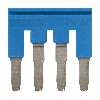 Pontage sécable bleu, 4 pôles, pour bornes Push-In + de 4,0mm² - XW5S-P4.0-4BL Pontage sécable bleu, 4 pôles, pour bornes Push-In + de 4,0mm² - XW5S-P4.0-4BL