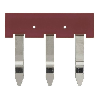 Pontage pour PYF-PU/P2RF-PU pas 7.75mm, 3 pôles, rouge - PYDN-7.75-030R Pontage pour PYF-PU/P2RF-PU pas 7.75mm, 3 pôles, rouge - PYDN-7.75-030R