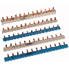 Barre de pontage, 1Ph, 10mm², coudé bleu, Stylet, 13PE - Z-SV-10/N-F/13