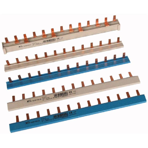 Barre de pontage, 1Ph, 10mm², coudé bleu, Stylet, 13PE - Z-SV-10/N-F/13 Barre de pontage, 1Ph, 10mm², coudé bleu, Stylet, 13PE - Z-SV-10/N-F/13-Lire la description