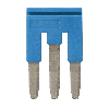 Pontage sécable bleu, 3 pôles, pour bornes Push-In + de 2,5mm² - XW5S-P2.5-3BL